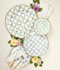 MacKenzie-Childs Check Enamel Dinner Plate