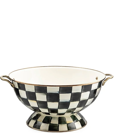 MacKenzie-Childs Check Enamel Everything Bowl