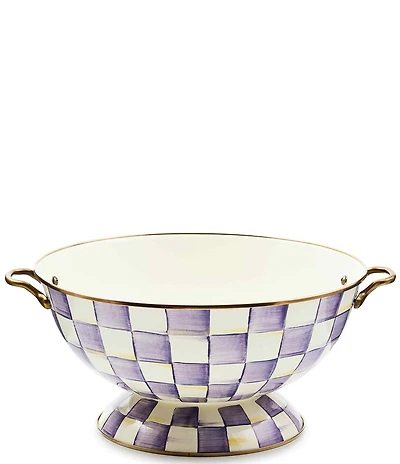 MacKenzie-Childs Check Enamel Everything Bowl