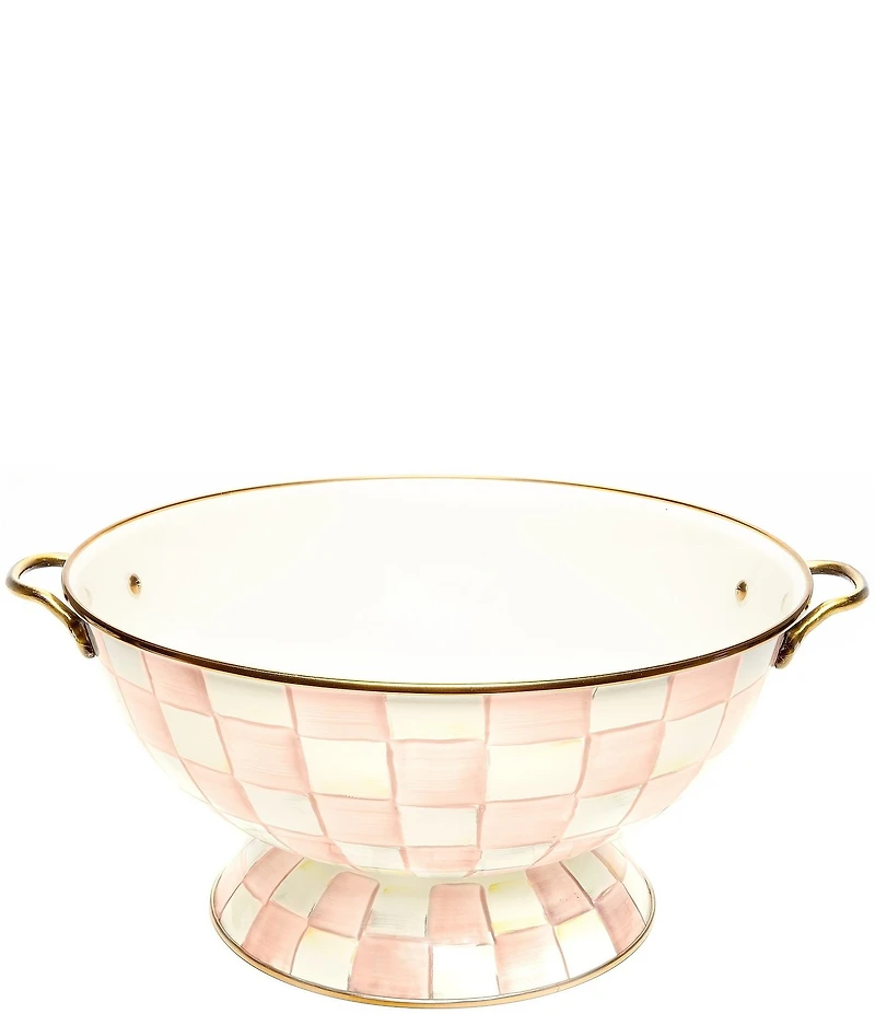 MacKenzie-Childs Check Enamel Everything Bowl