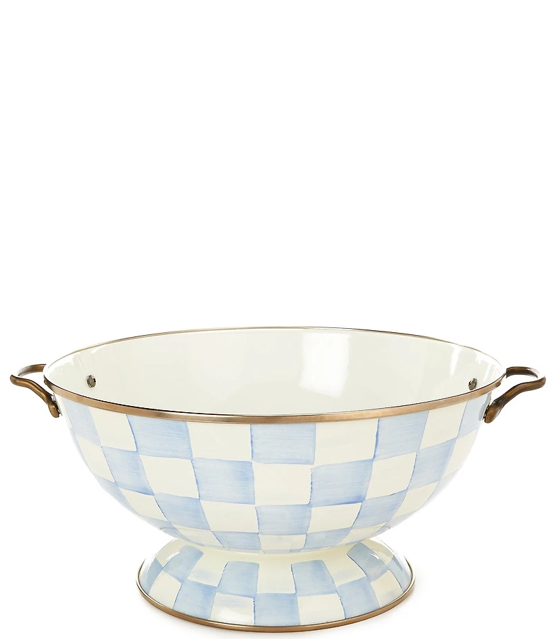 MacKenzie-Childs Check Enamel Everything Bowl