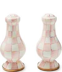 MacKenzie-Childs Check Enamel Large Salt & Pepper Shaker Set