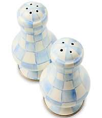MacKenzie-Childs Check Enamel Large Salt & Pepper Shaker Set
