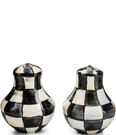 MacKenzie-Childs Check Salt & Pepper Shaker Set