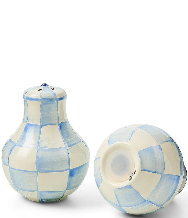 MacKenzie-Childs Check Salt & Pepper Shaker Set