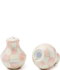 MacKenzie-Childs Check Enamel Salt & Pepper Shaker Set