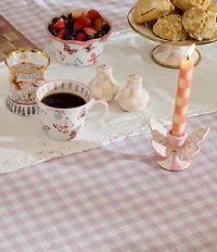 MacKenzie-Childs Check Enamel Salt & Pepper Shaker Set
