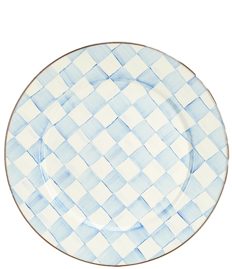 MacKenzie-Childs Check Enamel Serving Platter, 16#double;