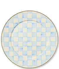MacKenzie-Childs Check Enamel Serving Platter, 16#double;