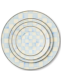 MacKenzie-Childs Check Enamel Serving Platter, 16#double;