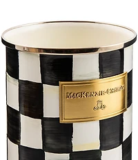 MacKenzie-Childs Check Enamel Utensil Holder