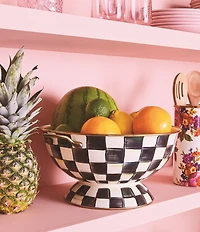 MacKenzie-Childs Check Enamel Utensil Holder