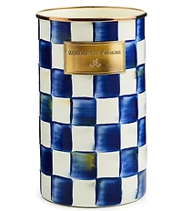MacKenzie-Childs Check Enamel Utensil Holder