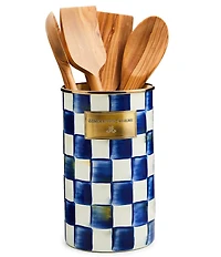 MacKenzie-Childs Check Enamel Utensil Holder