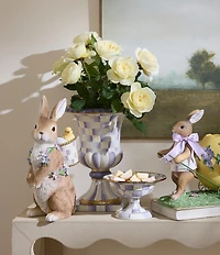 MacKenzie-Childs Check Footed Compote