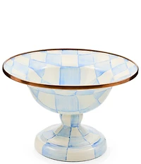 MacKenzie-Childs Check Footed Compote