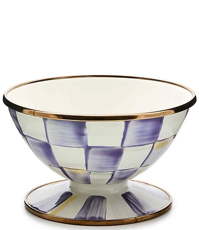 MacKenzie-Childs Check Ice Cream Dish