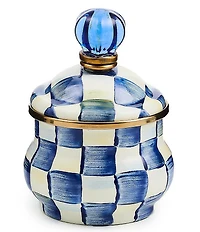 MacKenzie-Childs Check Lidded Sugar Bowl