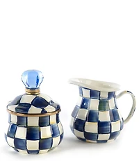 MacKenzie-Childs Check Lidded Sugar Bowl
