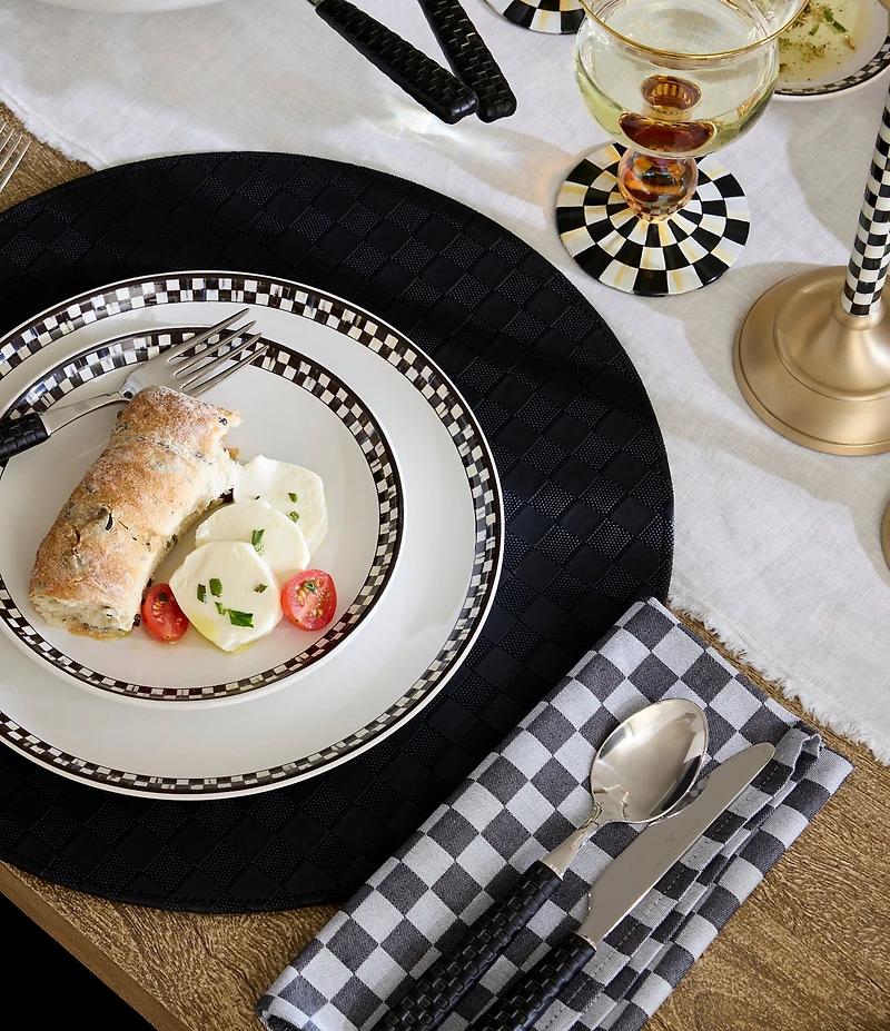 MacKenzie-Childs Check Cotton Napkin