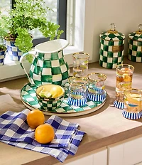 MacKenzie-Childs Check Pinch Bowl