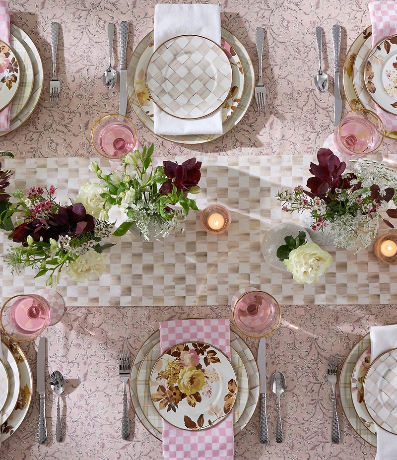 MacKenzie-Childs Check Salad/Dessert Plate