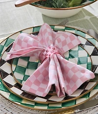 MacKenzie-Childs Check Salad/Dessert Plate