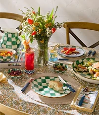 MacKenzie-Childs Check Salad/Dessert Plate
