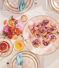 MacKenzie-Childs Check Salad/Dessert Plate