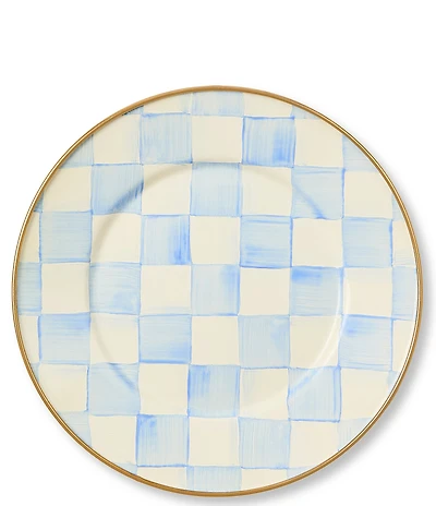 MacKenzie-Childs Check Salad/Dessert Plate