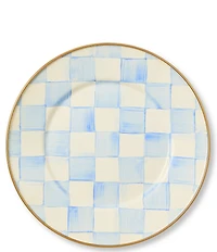 MacKenzie-Childs Check Salad/Dessert Plate