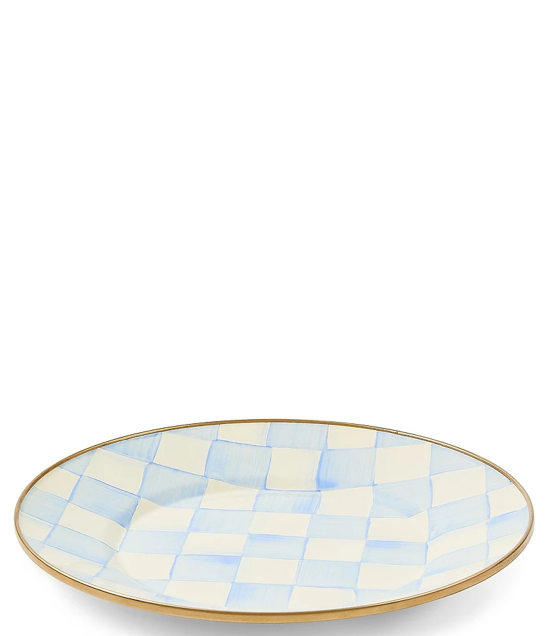 MacKenzie-Childs Check Salad/Dessert Plate