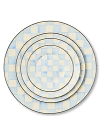 MacKenzie-Childs Check Salad/Dessert Plate