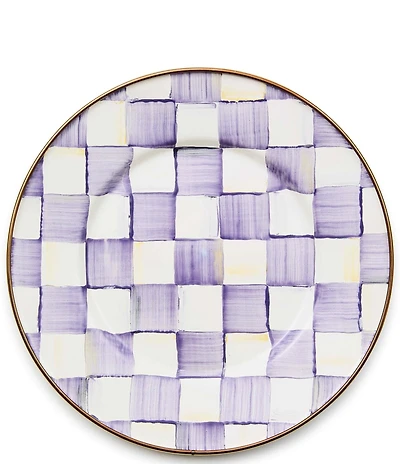 MacKenzie-Childs Check Salad/Dessert Plate
