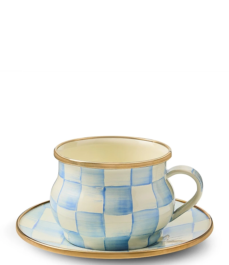 MacKenzie-Childs Check Saucer