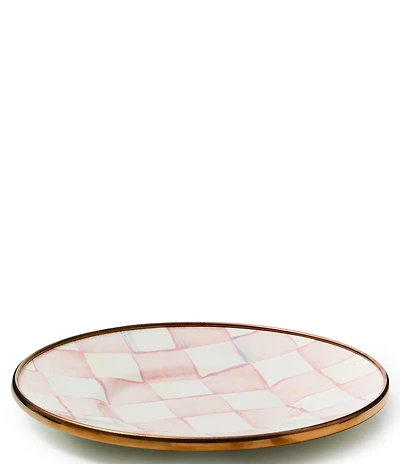 MacKenzie-Childs Rosy Check Saucer