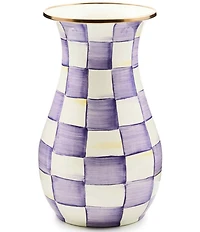 MacKenzie-Childs Check Tall Enamel Vase
