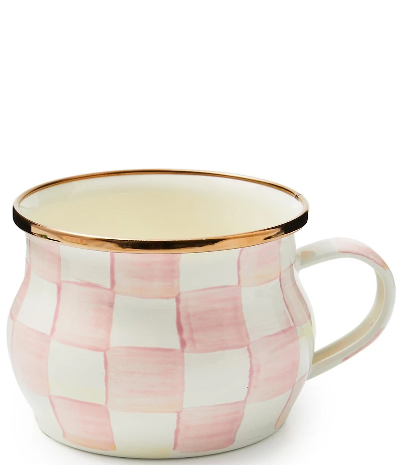 MacKenzie-Childs Rosy Check Teacup