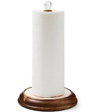 MacKenzie-Childs Check Wood Paper Towel Holder