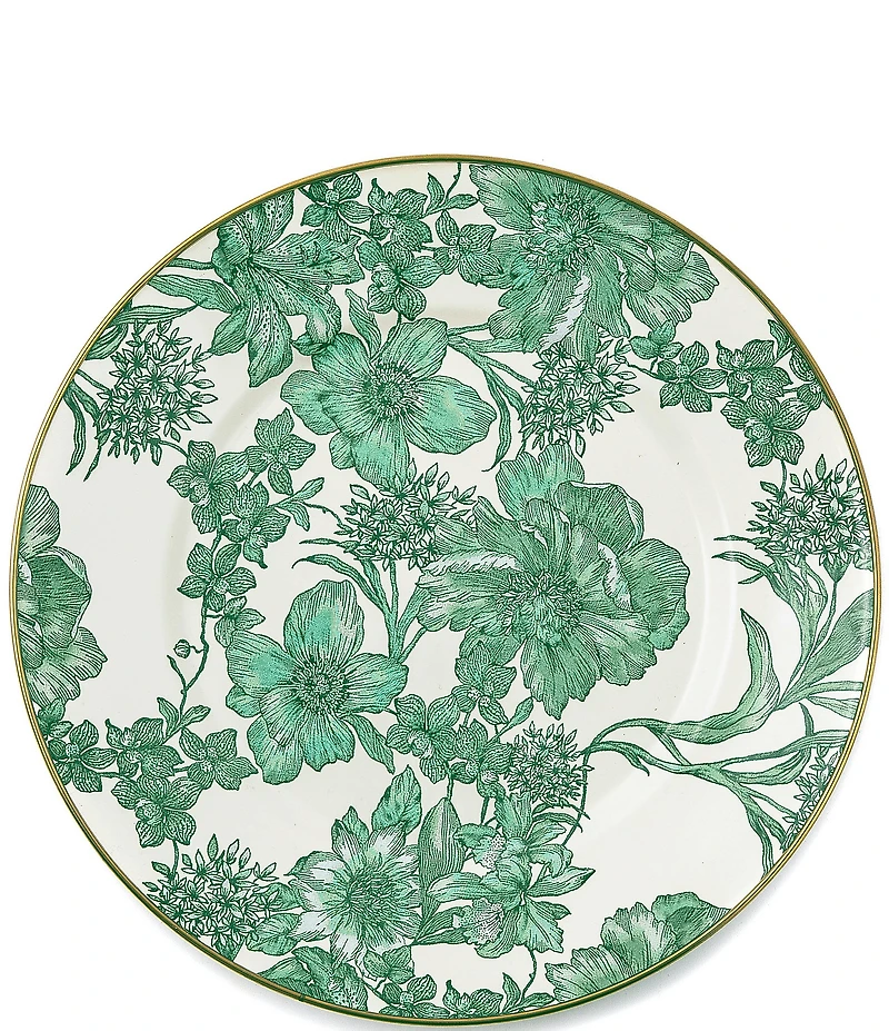 MacKenzie-Childs English Garden Enamel Dinner Plate