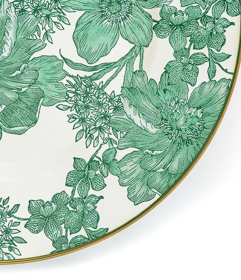 MacKenzie-Childs English Garden Enamel Dinner Plate