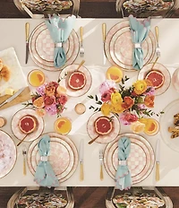 MacKenzie-Childs Rosy English Garden Enamel Salad/Dessert Plate