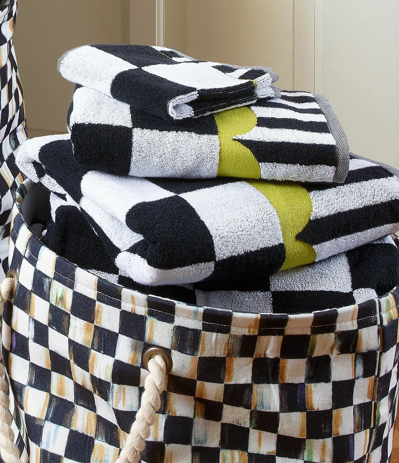 MacKenzie-Childs Check Bath Towels