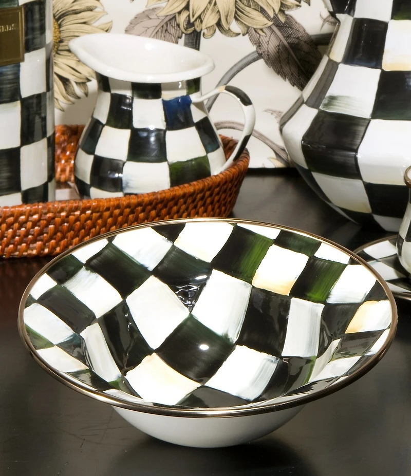MacKenzie-Childs Check Breakfast Bowl