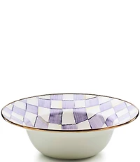 MacKenzie-Childs Check Enamel 12#double; Serving Bowl