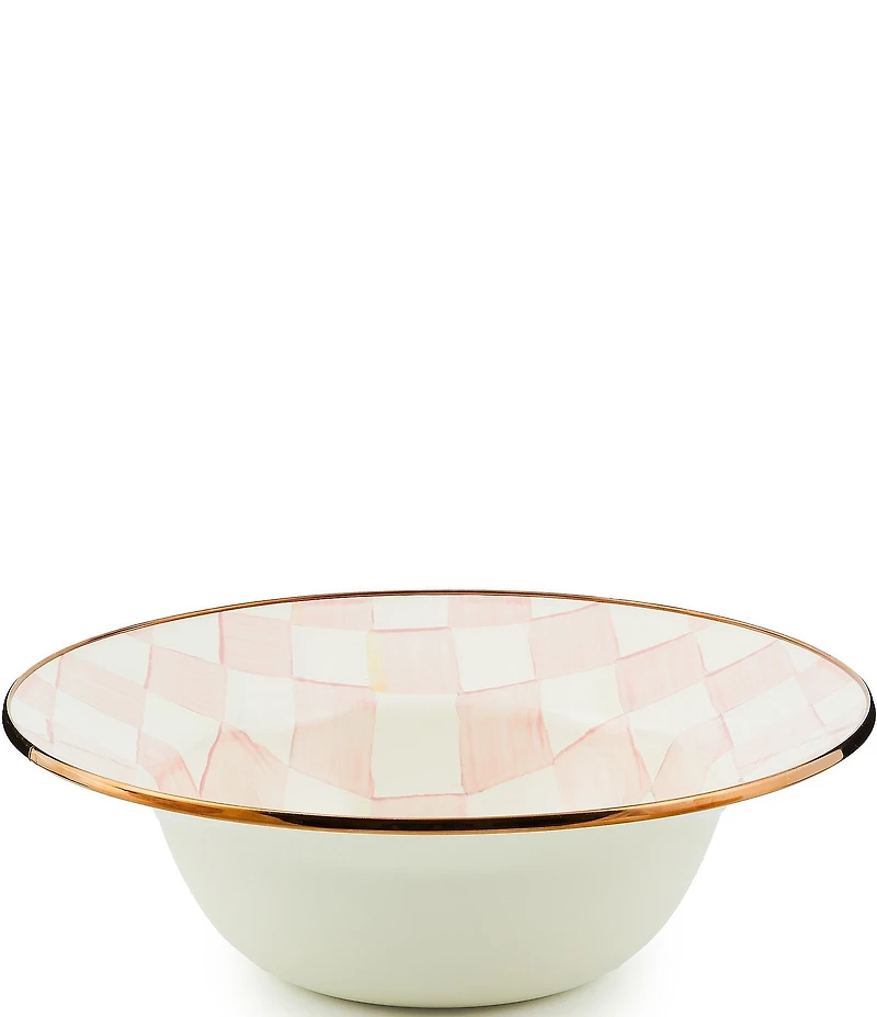 MacKenzie-Childs Check Enamel 12#double; Serving Bowl