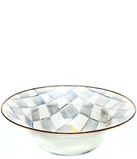 MacKenzie-Childs Check Enamel 12#double; Serving Bowl