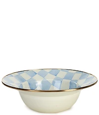 MacKenzie-Childs Check Enamel 12#double; Serving Bowl