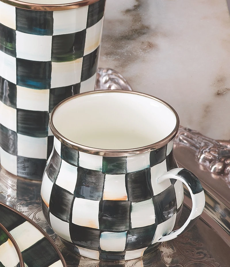MacKenzie-Childs Check® Enamel Mug