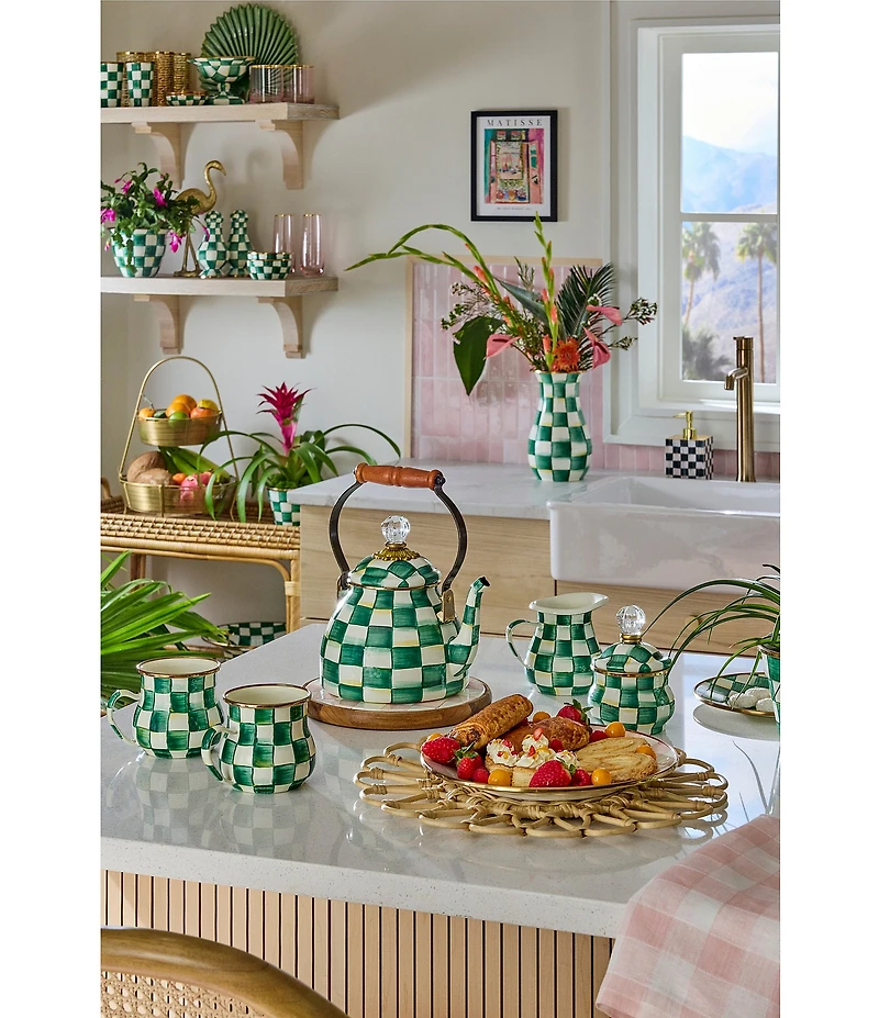 MacKenzie-Childs Check® Enamel Mug